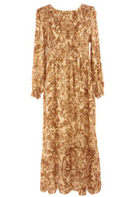 Load image into Gallery viewer, Paisley Print Shirred Midi
