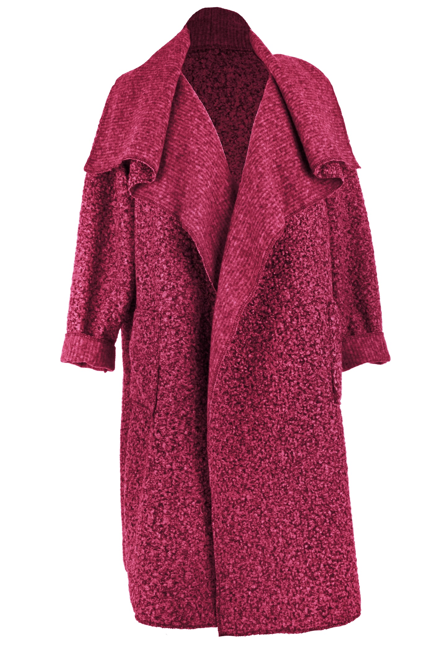Fleck Boucle Waterfall Coat