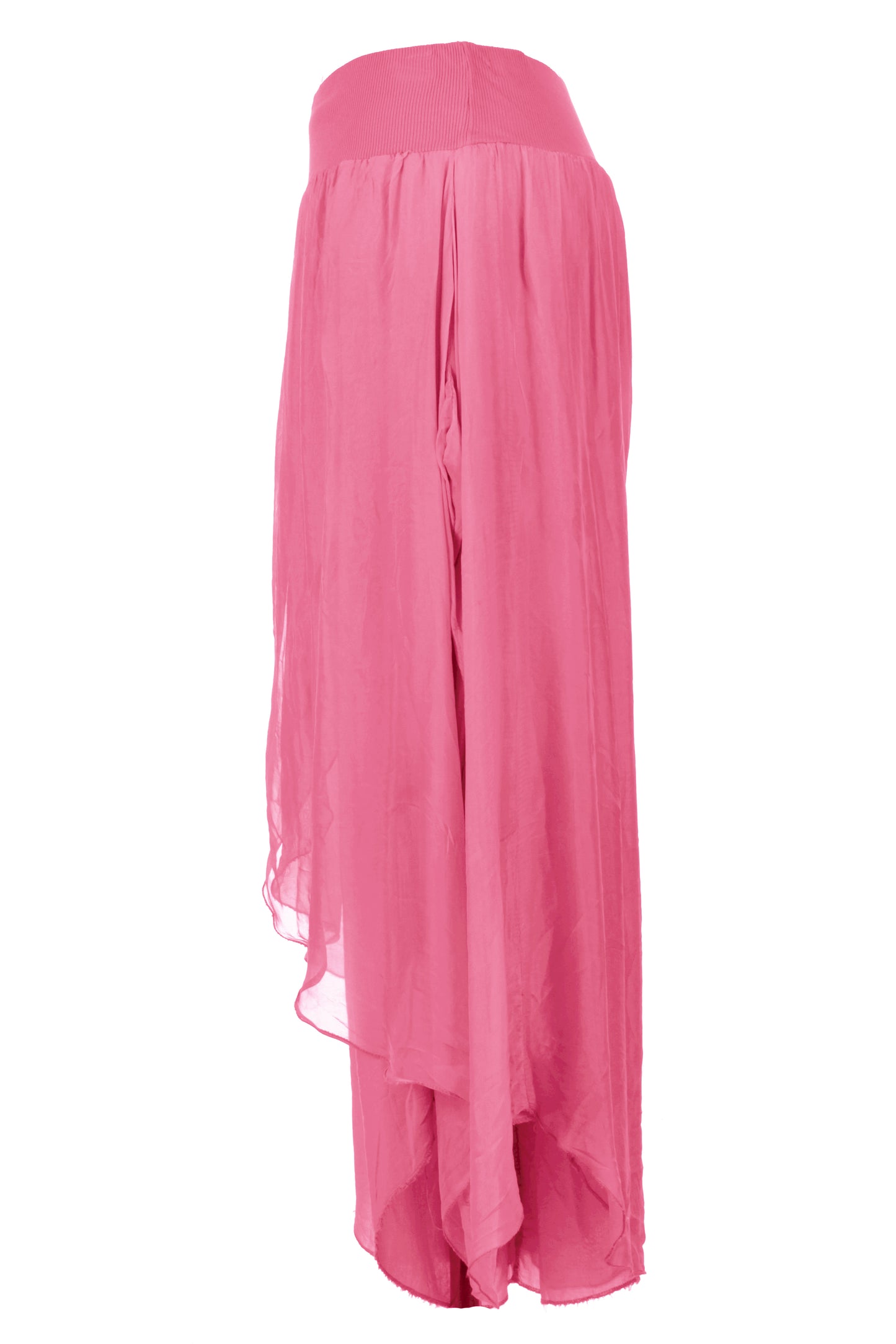 Flap Overlay Silk Trouser