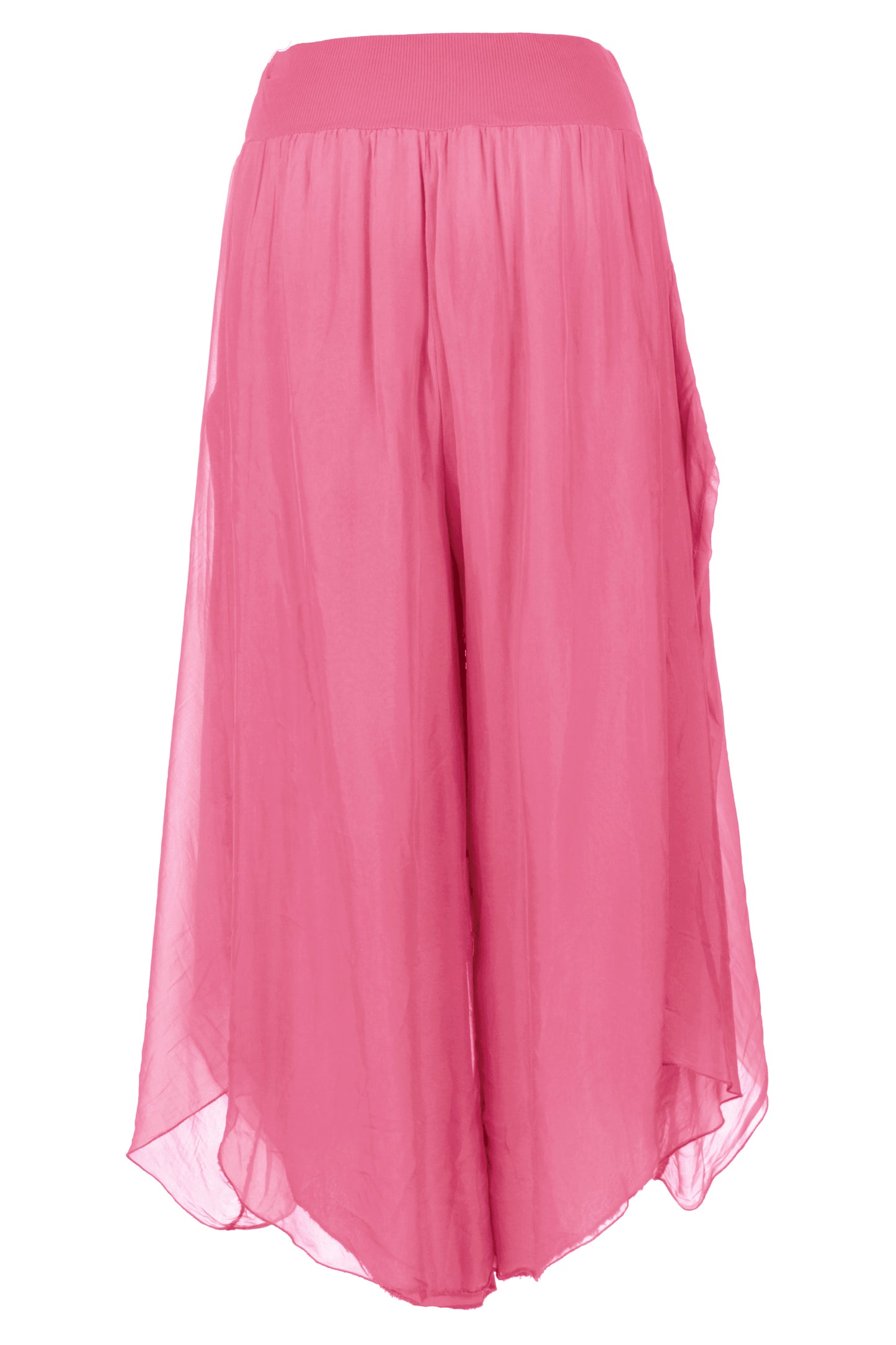 Flap Overlay Silk Trouser