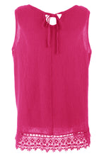 Load image into Gallery viewer, Crochet Trim Vest
