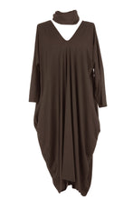 Load image into Gallery viewer, 2 Piece V Neck Snood Dress
