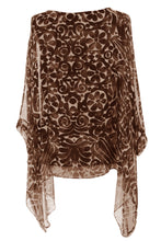 Load image into Gallery viewer, Abstract Floral Print Silk Top
