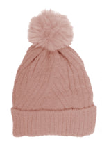 Load image into Gallery viewer, Stripe Cable Knit Beanie
