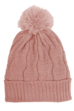 Load image into Gallery viewer, Fleece Lined Cable Knit Hat
