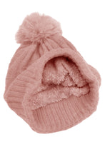 Load image into Gallery viewer, Fleece Lined Cable Knit Hat
