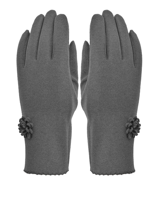 Flower Applique Gloves