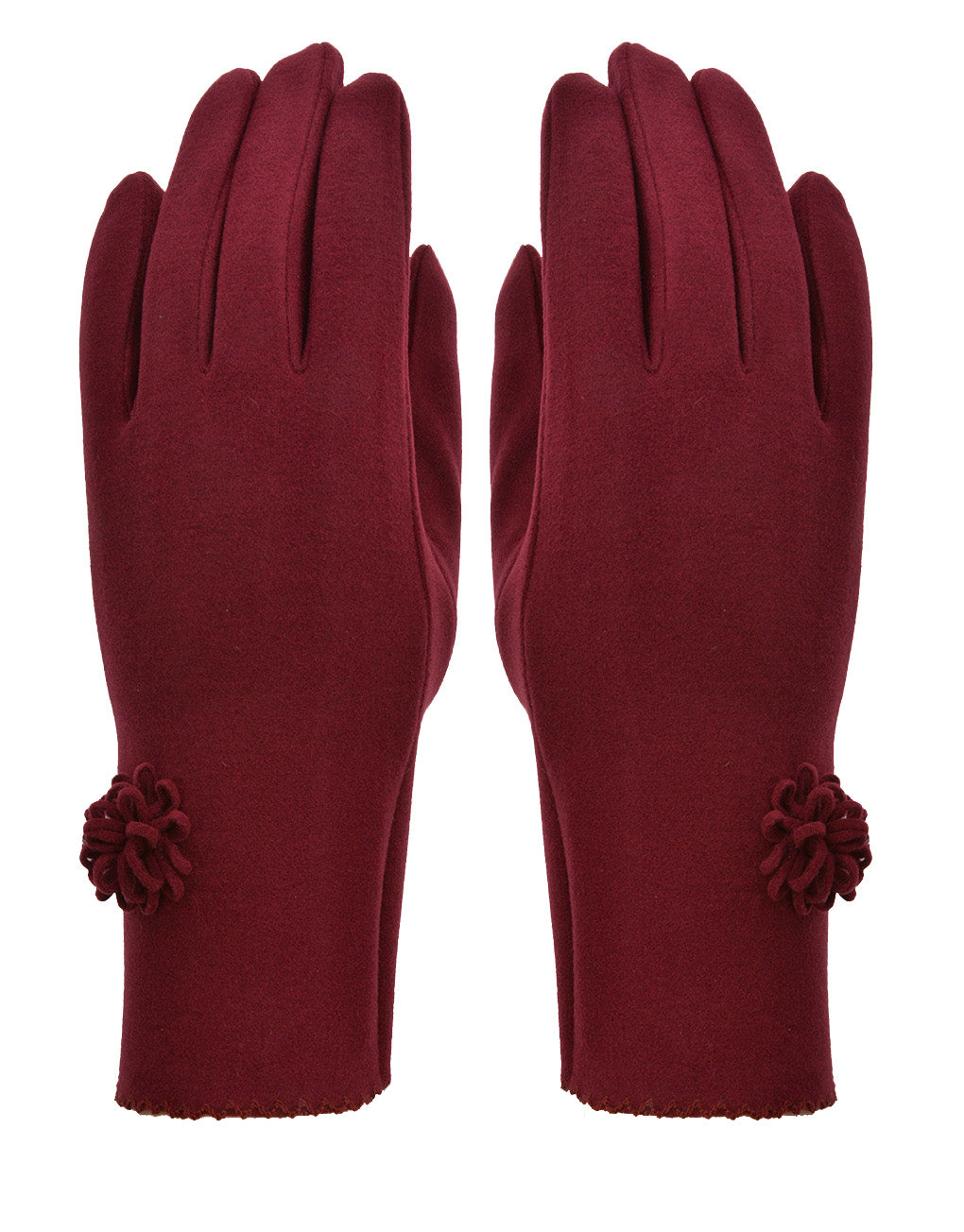 Flower Applique Gloves