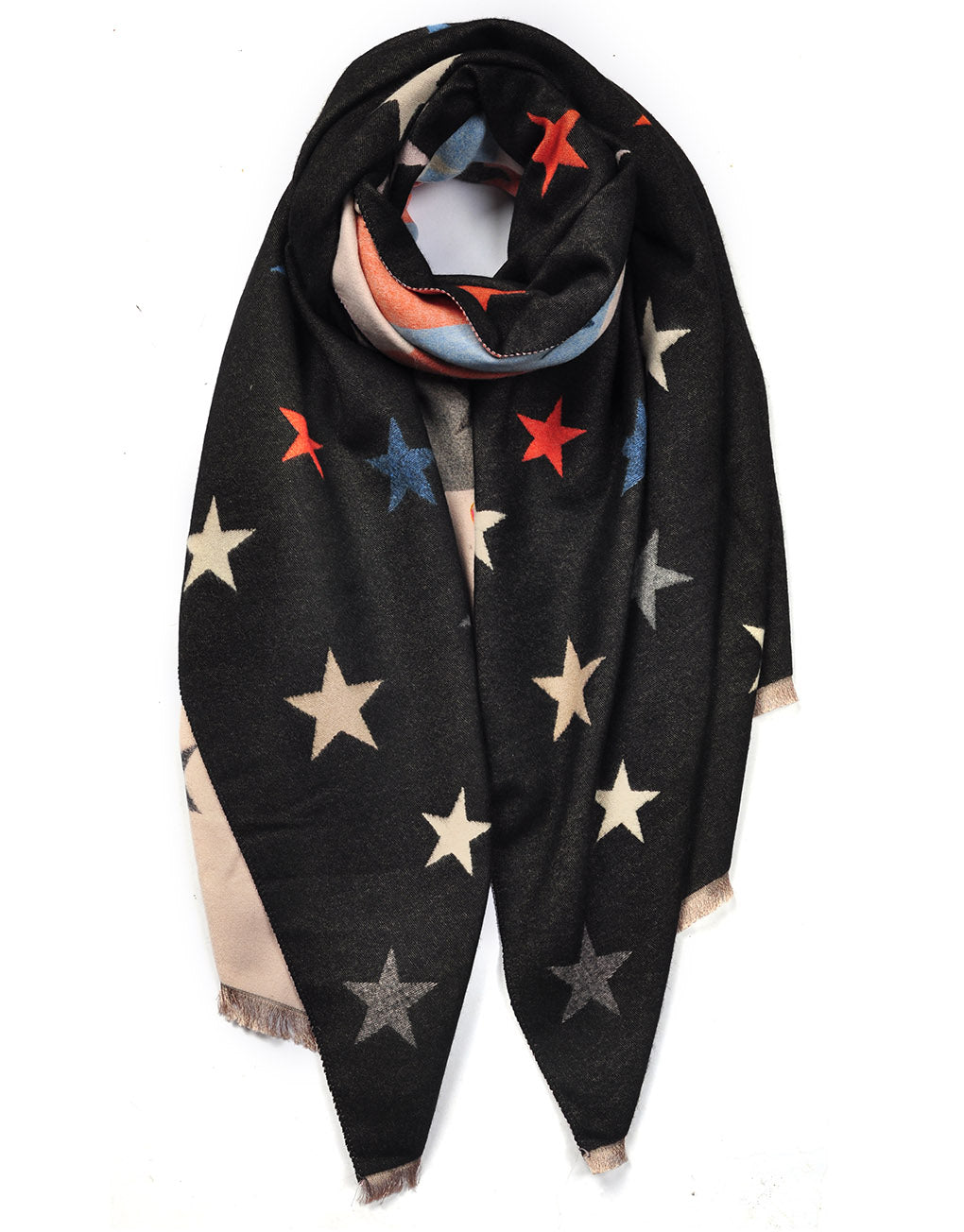 Multi Star Cashmere Scarf