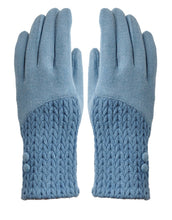 Load image into Gallery viewer, Button Cashmere Knit Gloves
