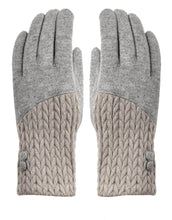 Load image into Gallery viewer, Button Cashmere Knit Gloves
