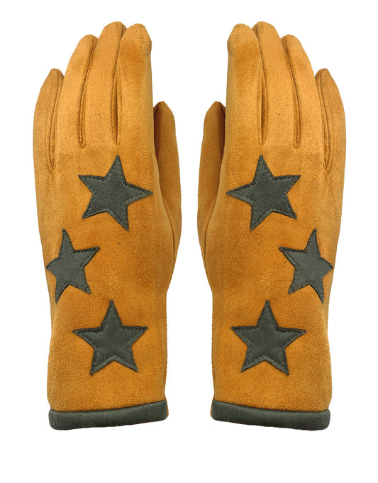 Star Suede Gloves
