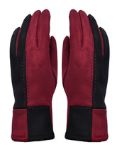 Load image into Gallery viewer, Patch Suede Gloves
