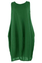 Load image into Gallery viewer, Sleeveless 2 Pocket Linen Dress
