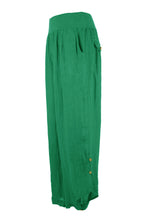 Load image into Gallery viewer, Button Detail Linen Trouser Plus Size
