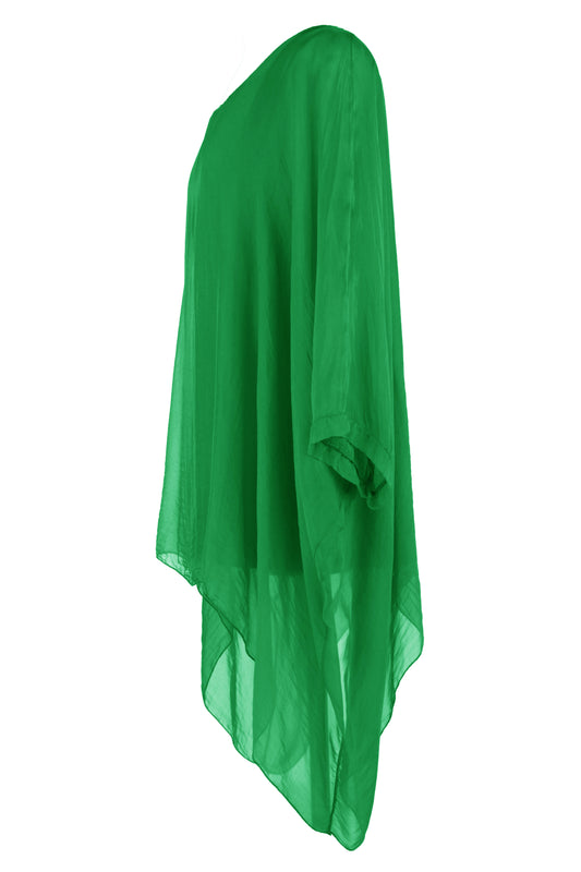 Batwing Silk Top