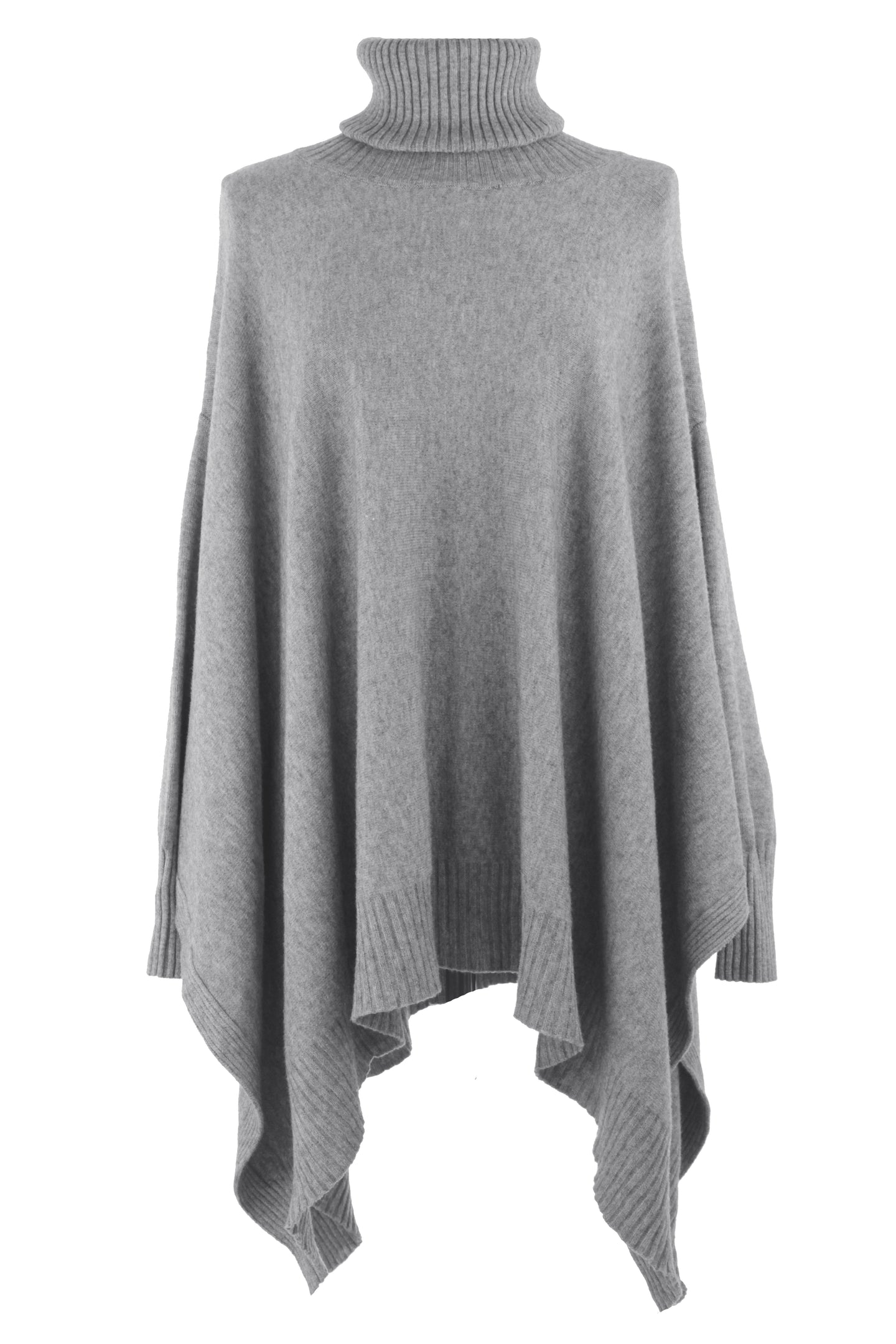 Polo Neck Hanky Hem Jumper