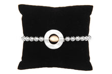 Load image into Gallery viewer, Two Tone Charm Bead Bracelet
