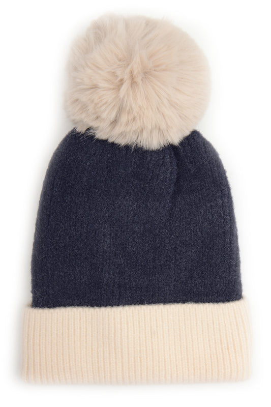 2 Colour Beanie Hat