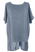 Load image into Gallery viewer, Pleat Button Detail Back Top

