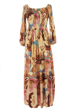 Load image into Gallery viewer, Floral Print Shirred Midi

