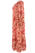 Load image into Gallery viewer, Paisley Print Shirred Midi
