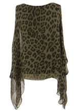 Load image into Gallery viewer, Leopard Silk Top
