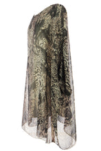 Load image into Gallery viewer, Leopard Silk Kaftan Top
