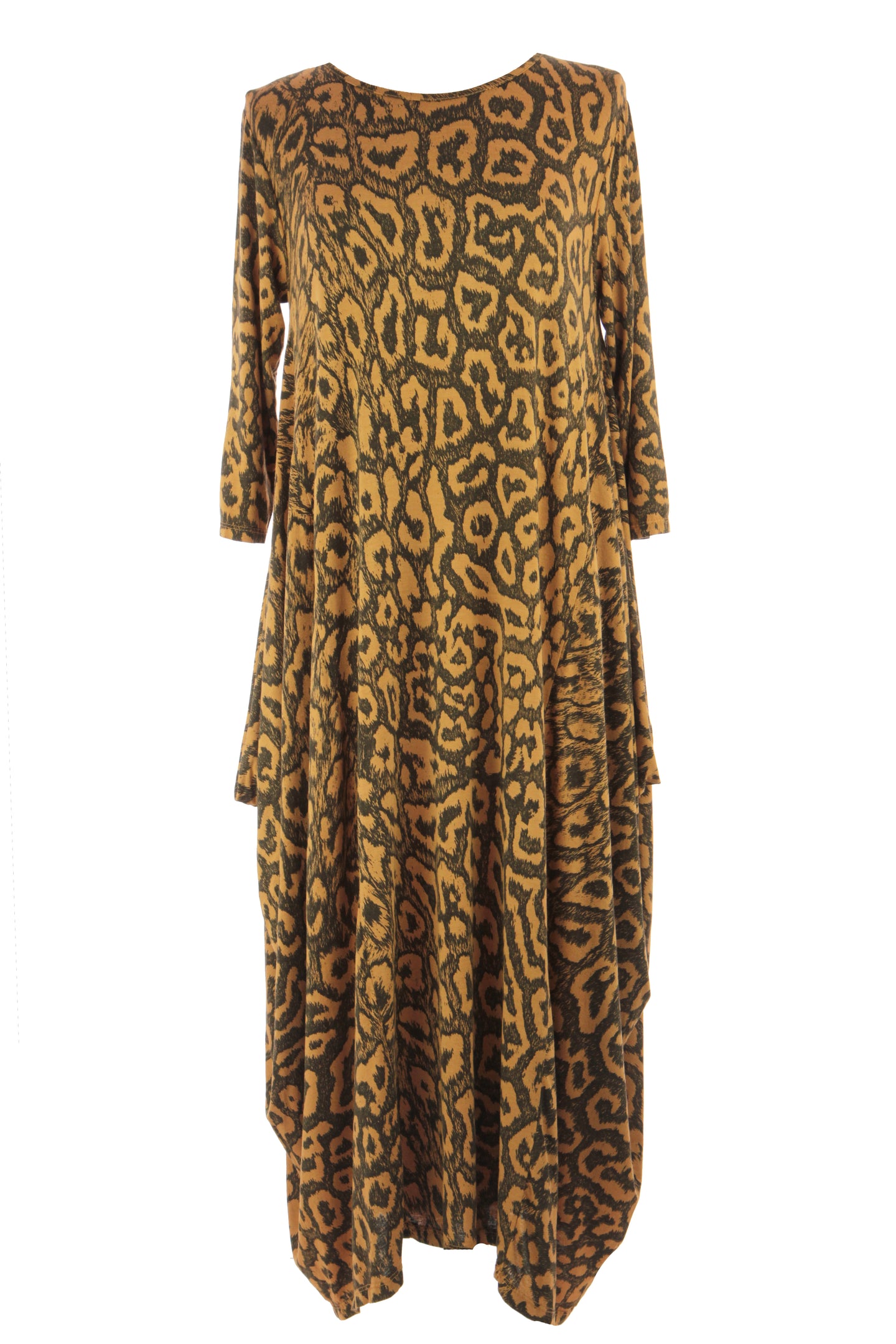 Abstract Leopard Midi