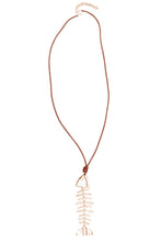 Load image into Gallery viewer, Fish Skeleton Necklace
