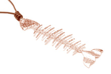 Load image into Gallery viewer, Fish Skeleton Necklace
