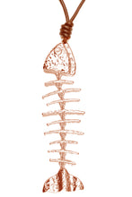 Load image into Gallery viewer, Fish Skeleton Necklace
