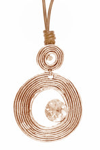 Load image into Gallery viewer, Big Diamond Loop Rings Necklace
