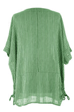 Load image into Gallery viewer, Stripes Ruched Top
