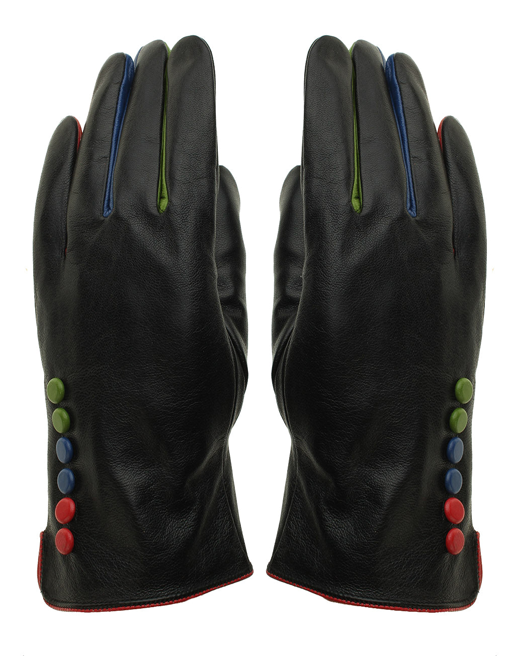 6 Button Leather Gloves