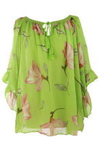 Load image into Gallery viewer, Tie Neck Floral Top
