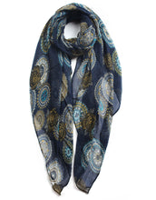 Load image into Gallery viewer, Rose Circle Print Scarf
