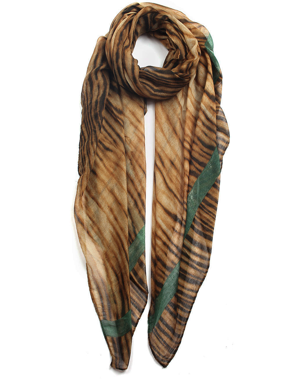 Tiger Print Scarf