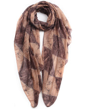 Load image into Gallery viewer, Diamond Tie Dye Print Scarf
