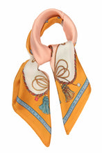 Load image into Gallery viewer, Chain Print Satin Scarf

