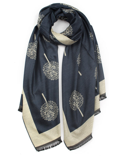 Tree Of Life Cashmere Scarf