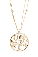 Load image into Gallery viewer, Heart Diamond Tree Of Life Necklace
