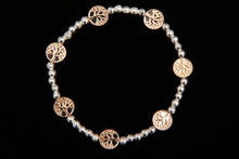 Load image into Gallery viewer, 7 Tree Of Life Coin Bracelet

