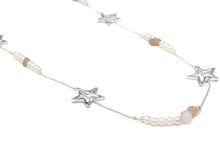 Load image into Gallery viewer, Star Beads Pearls Chain Necklace

