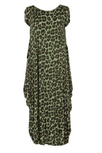 Load image into Gallery viewer, Cap Sleeve Leopard Midi
