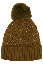 Load image into Gallery viewer, Pearl Knit Fleece Lined Hat
