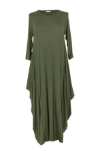 Load image into Gallery viewer, 3/4 Sleeve Draped Dress
