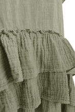 Load image into Gallery viewer, Waffle Frill Hem Linen Top

