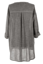 Load image into Gallery viewer, Button Detail Linen Top
