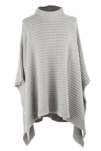 Load image into Gallery viewer, Batwing Ribbed Knit Poncho
